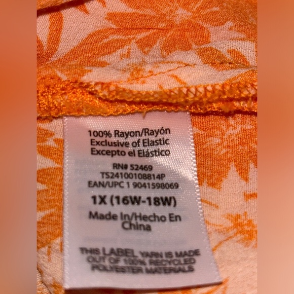 Terra & Sky Women’s Plus Size Puff Sleeve Peasant Top Soft & Feminine Relax Fit - Picture 6 of 8